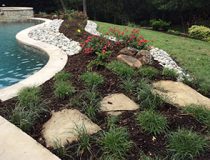 landscaping service around pool